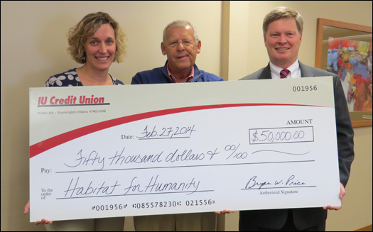 IUCU Donates to Habitat for Humanity