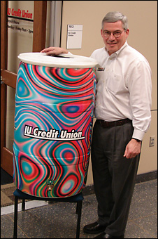 IUCU rain barrel