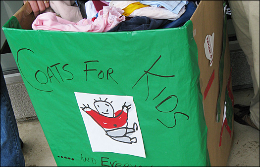 IUCU Helps Collect Coats for Kids