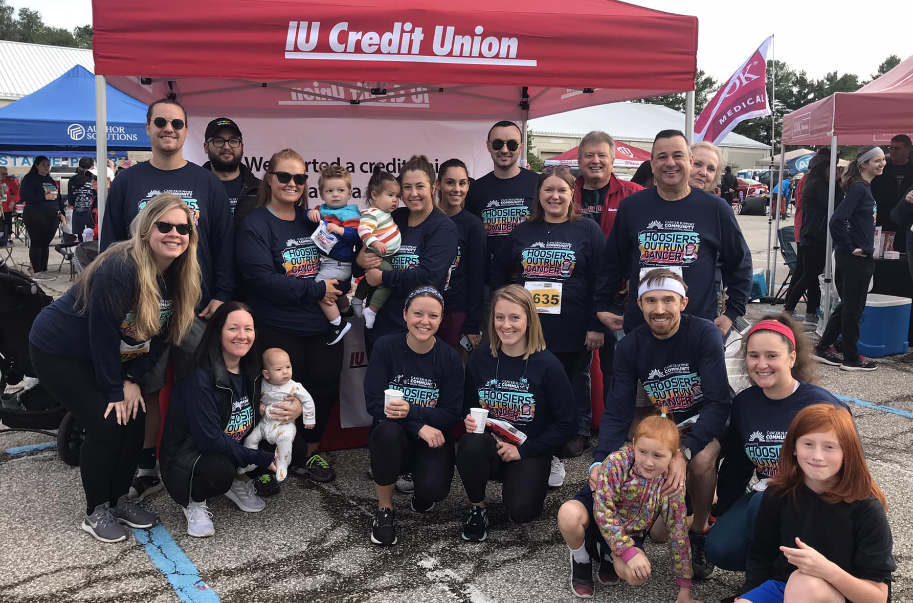 Photo of IU Credit Union employees at the Women+ Build