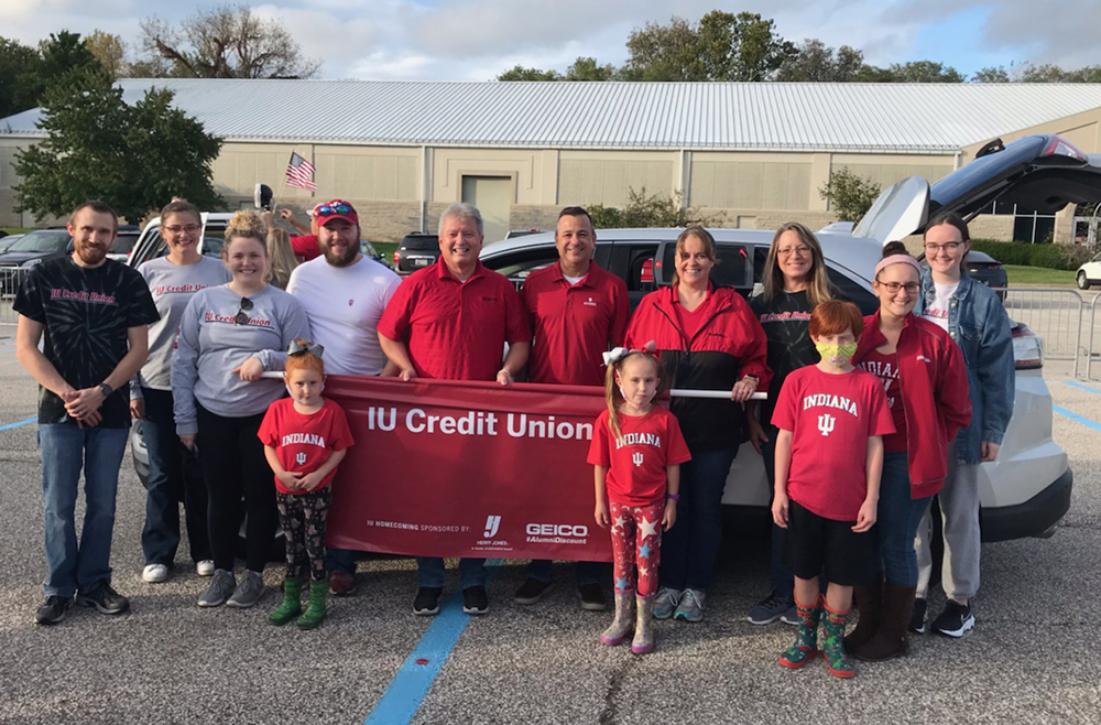 IUCU employees at IU Homecoming Parade