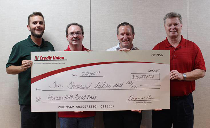 IU Credit Union Helps Hoosier Hills Food Bank