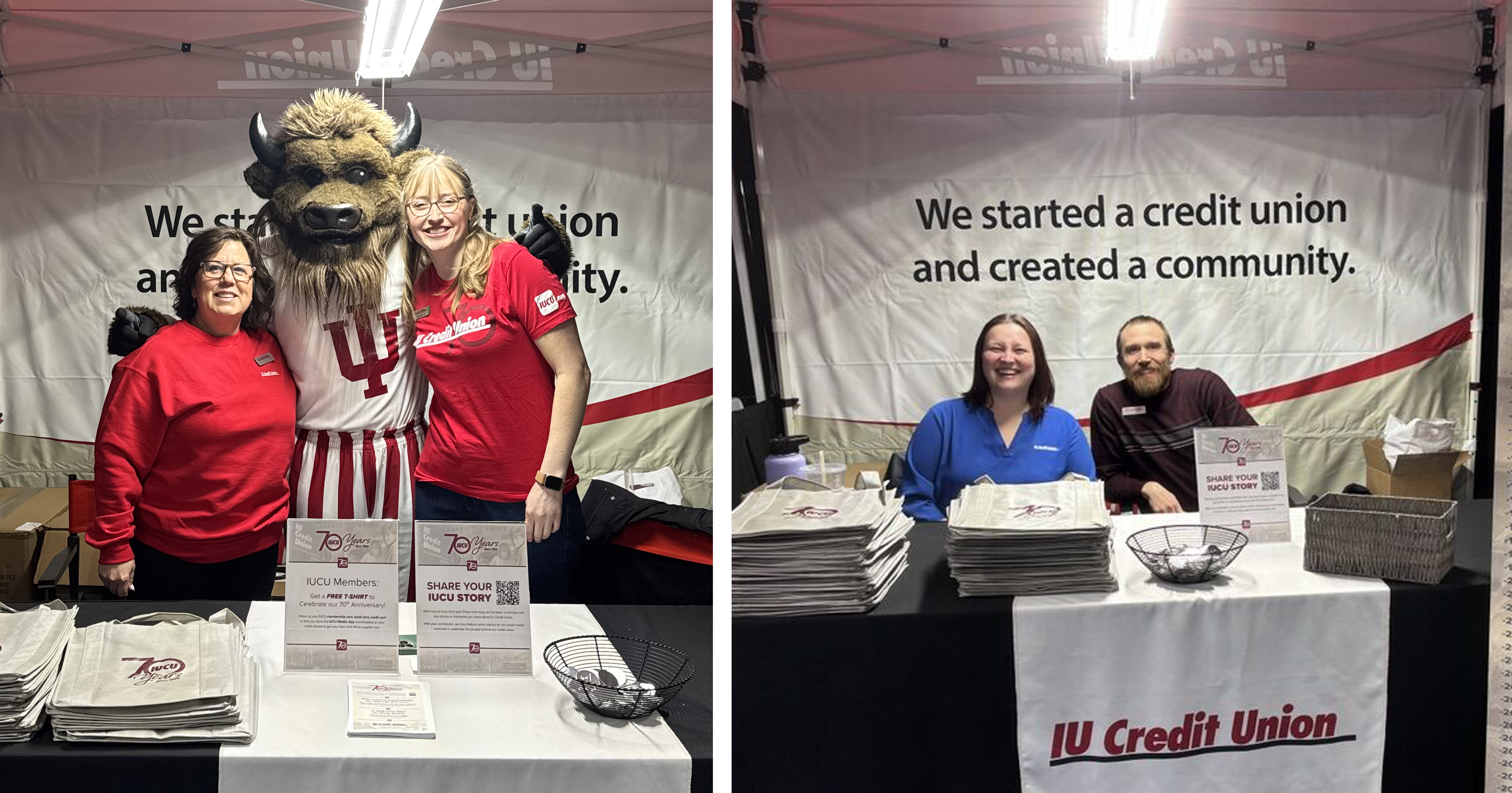Photo of IUCU Employees at the Home Show