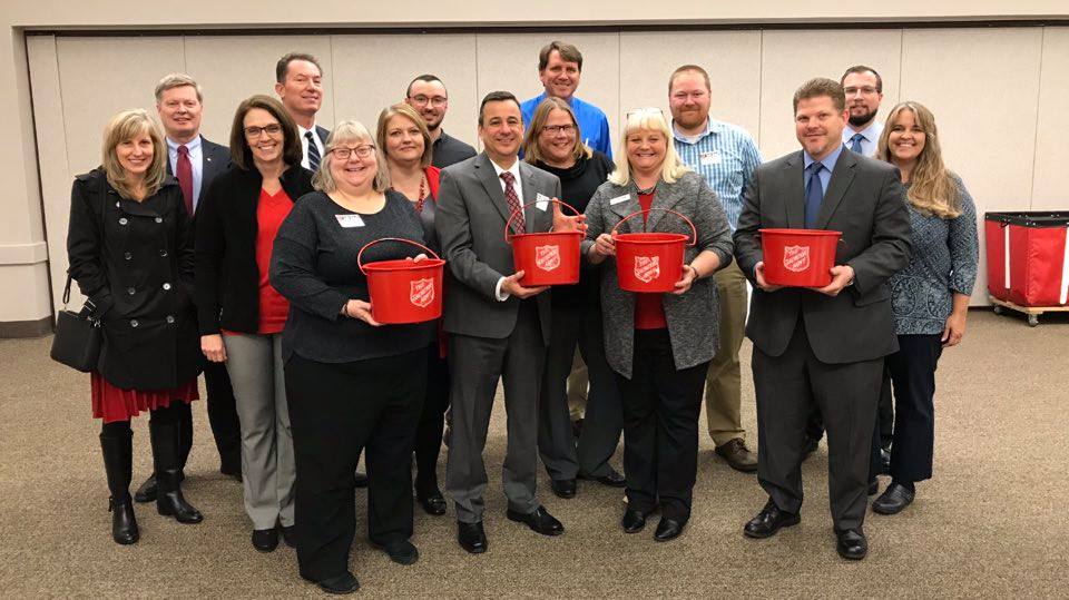 IU Credit Union Kettle Counter Volunteers