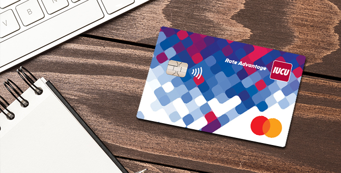 Photo of IUCU Mastercard Rate Advantage Credit Card