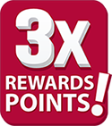 3X Rewards Points Logo