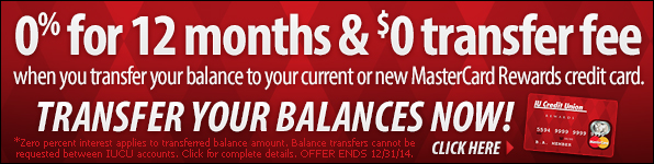 Special Balance Transfer Offer