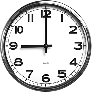 Photo of analog clock