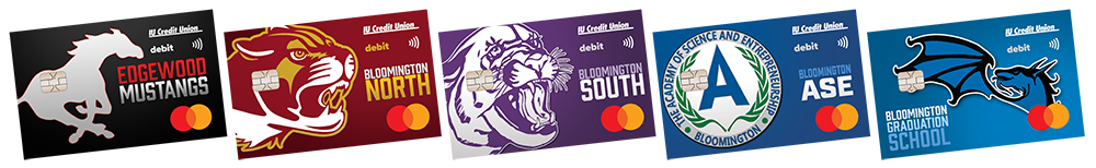 Photo of IUCU High School Spirit Debit Cards