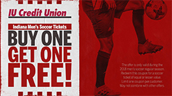 IU Men's Soccer BOGO