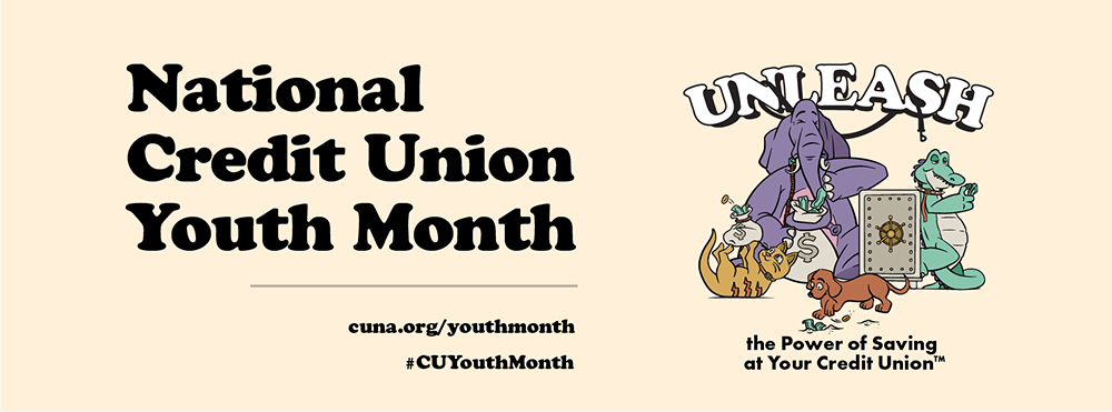 Photo of National Credit Union Youth Month Logo