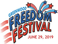 Greenwood Freedom Festival Logo