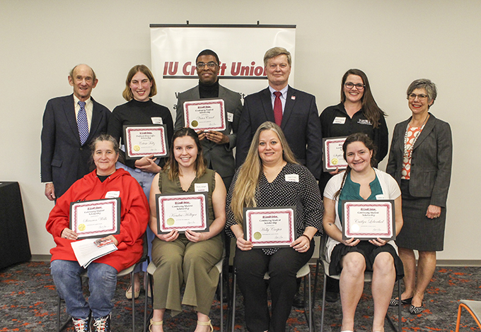 Photo of IUCU Scholarship Winners